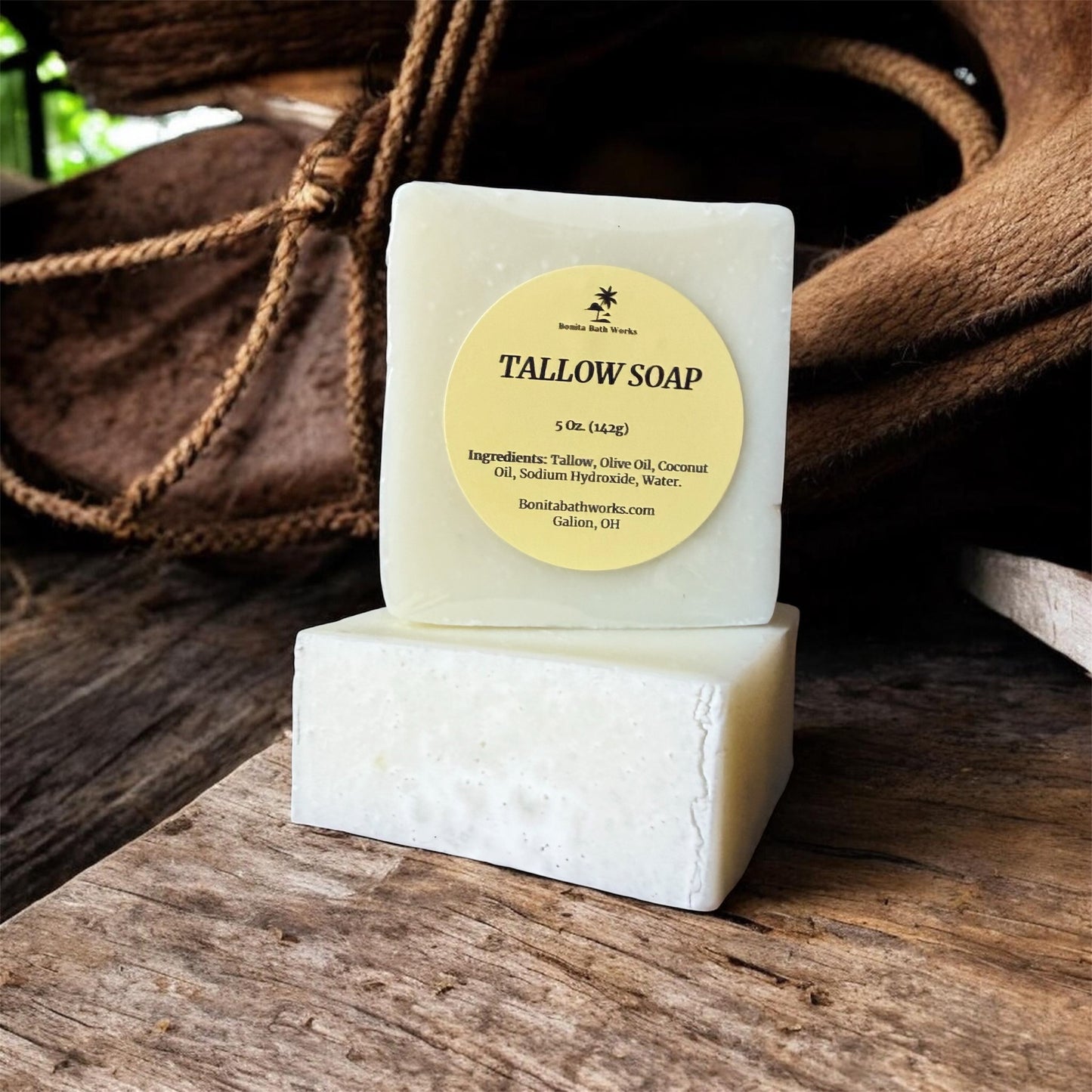 Pure Tallow Unscented Soap