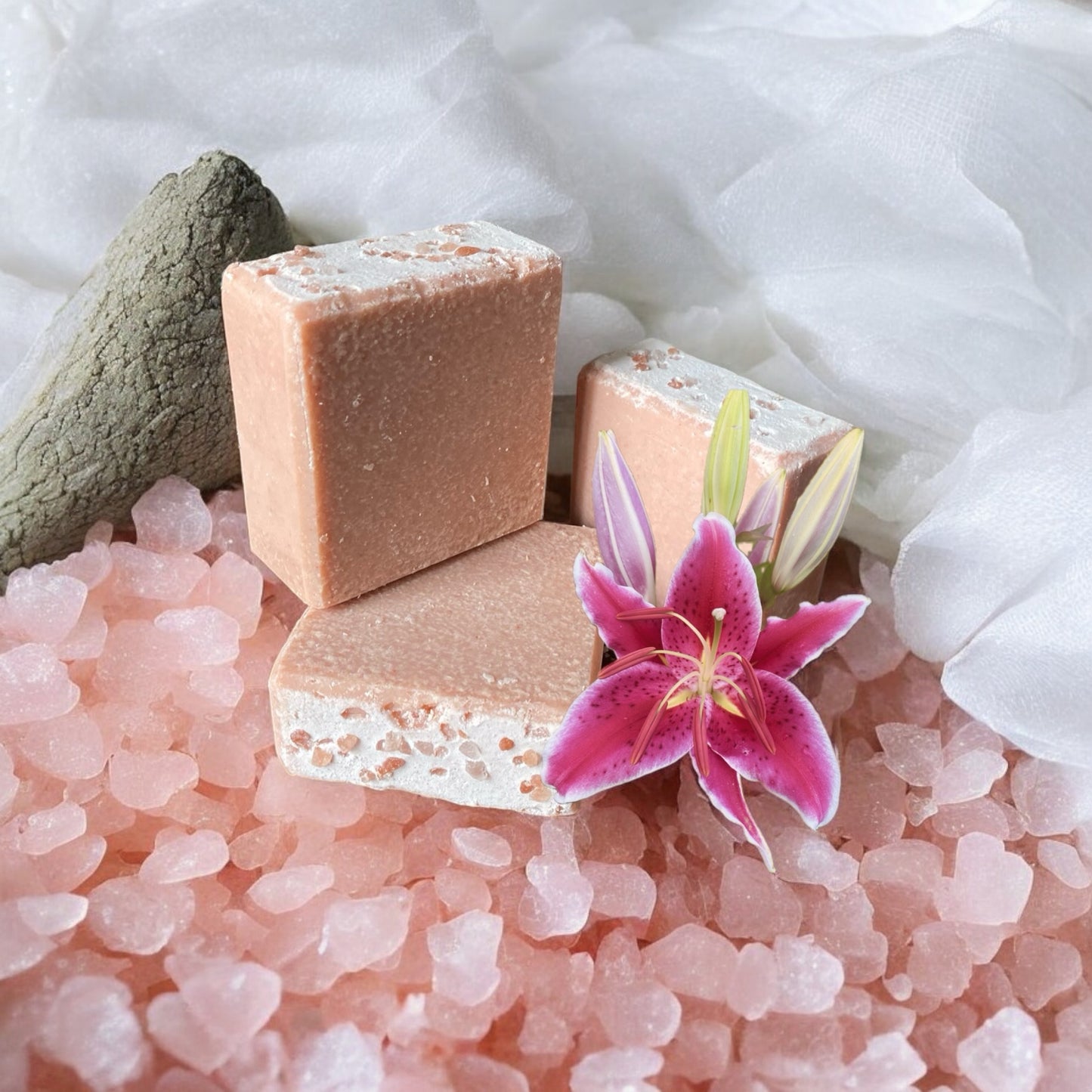 SEA SALT AND LILY Himalayan Salt Infused Spa Soap
