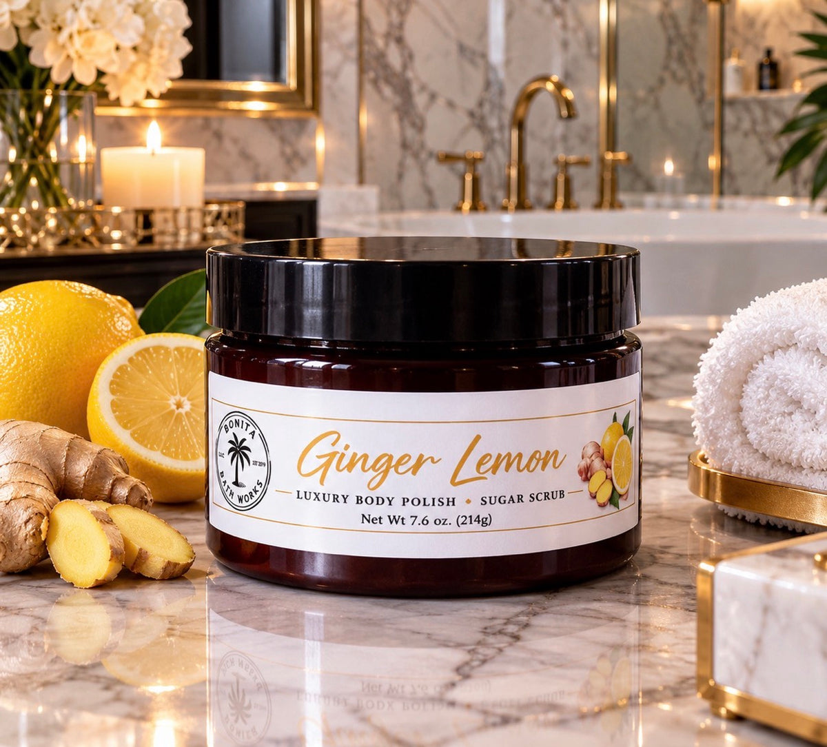 GINGER LEMON Sugar Scrub