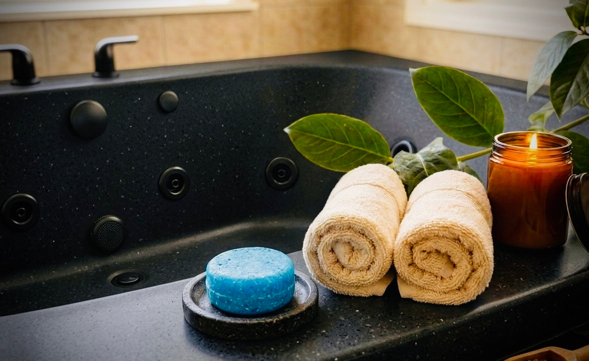 Botanical Blueberry Shampoo and Conditioner Bars