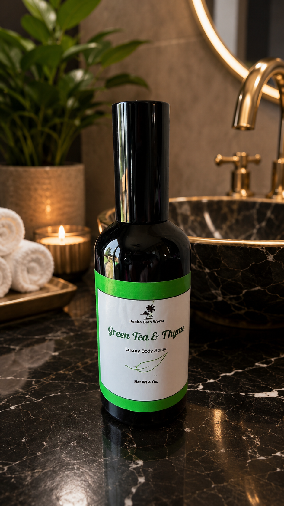 Green Tea and Thyme Body Spray