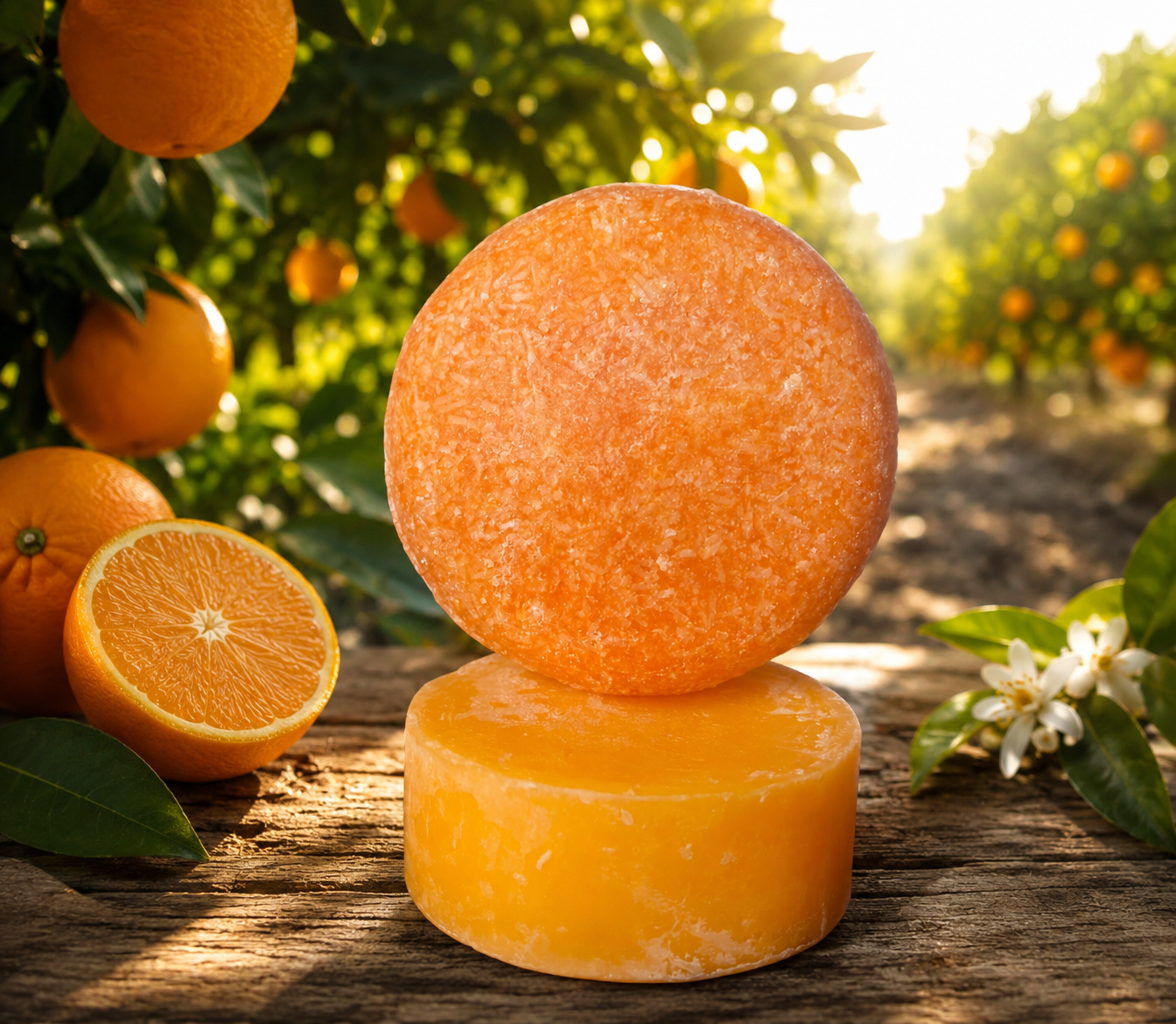 ORANGE GROVE Healthy Hair Shampoo and Conditioner Bars