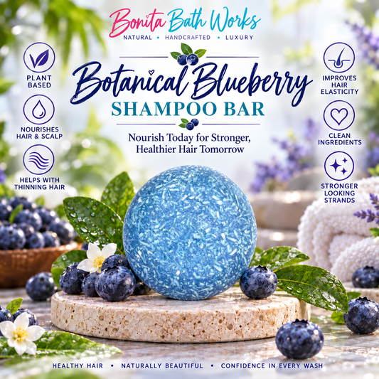 Botanical Blueberry Shampoo and Conditioner Bars